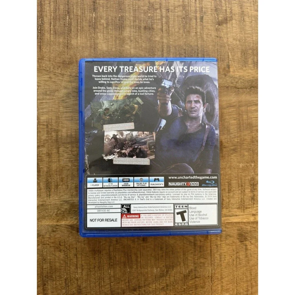 PS4 uncharted thief